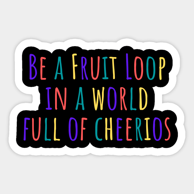 Fruit Loop Sticker by ryanmcintire1232